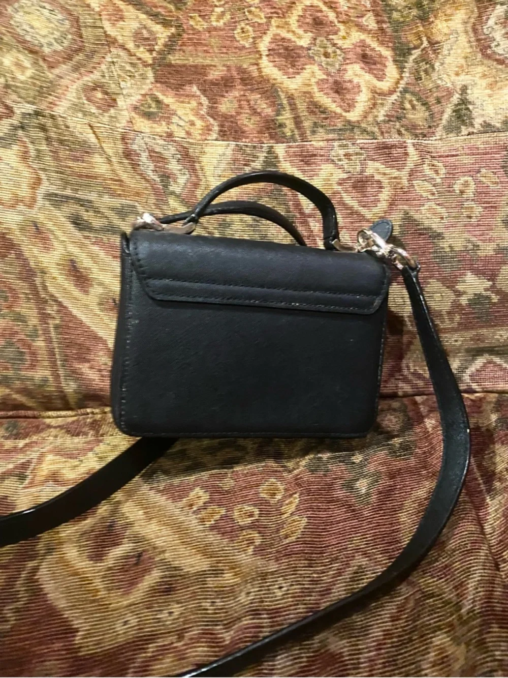kate spade Black Hand-Painted Mini Crossbody Bag
